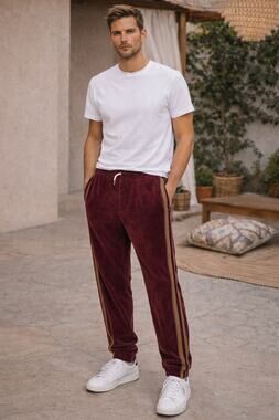 Monkey Time Burgendy Jogger Pull On Men Japanese Brand Men Small
